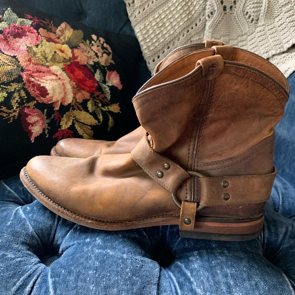 Frye boots.